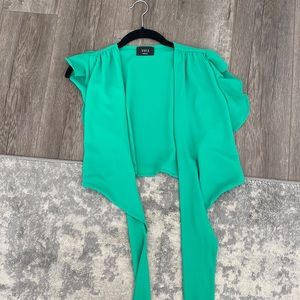 Vici size S green tie top